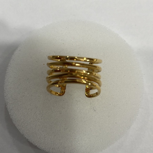 Stella and Dot Gold Adjustable Ring - Picture 2 of 3